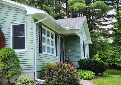 Seamless gutter installation near Middlebury VT — The Gutter Guys Addison Vermont