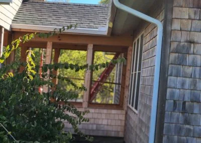 Custom aluminum gutters on a New York home near Lake Champlain — The Gutter Guys